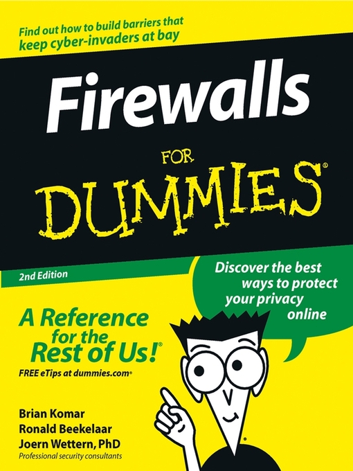 Title details for Firewalls For Dummies by Brian Komar - Available